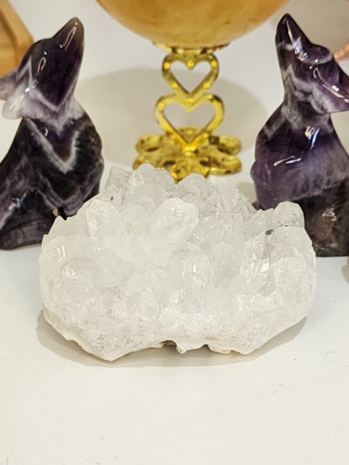 Zeolite Mineral Specimen Apophyllite 279g
