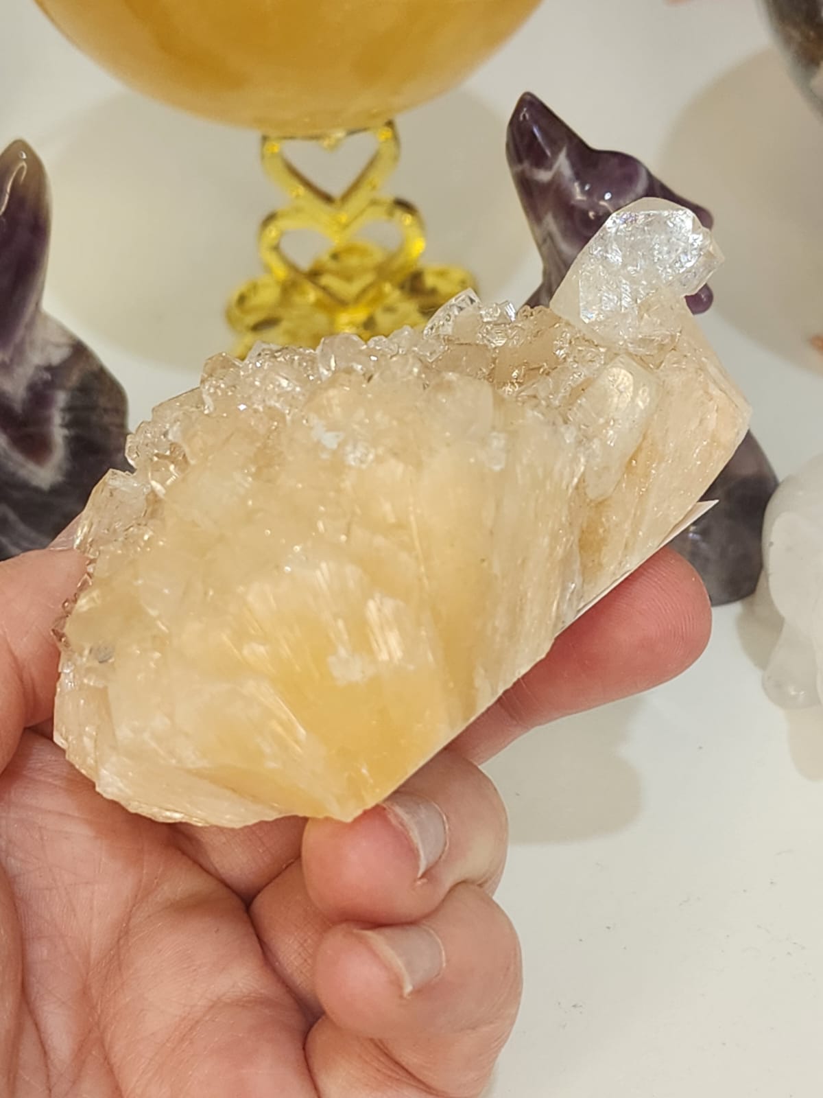 Zeolite Mineral Apophyllite + Quartz 174g