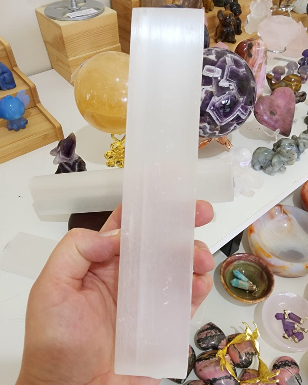 Selenite Wand