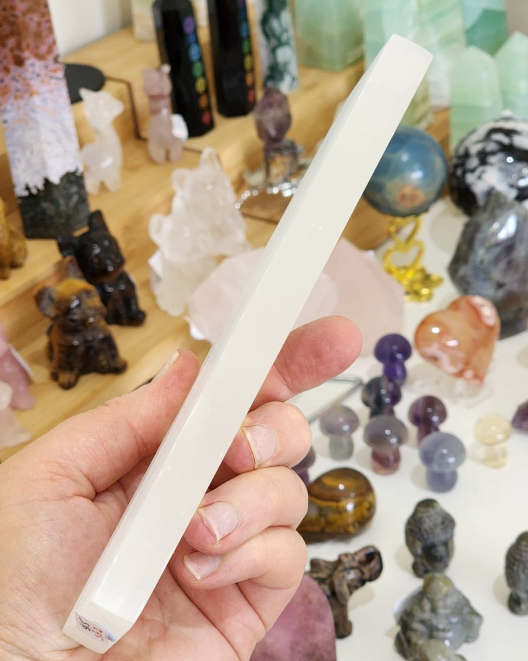 Selenite Wand