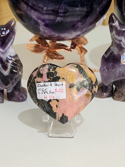 Rhodonite ~ Heart