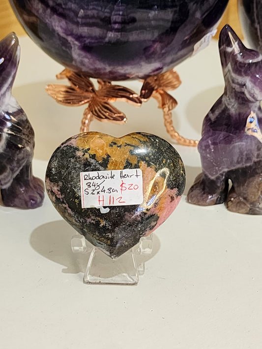 Rhodonite ~ Heart