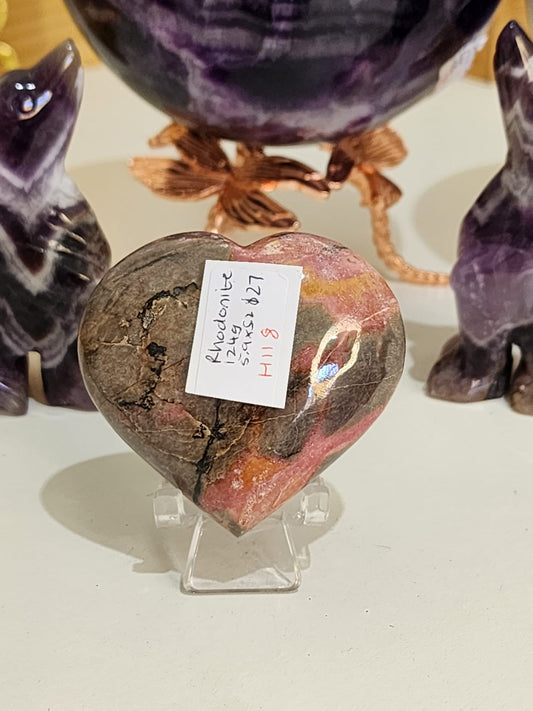Rhodonite ~ Heart