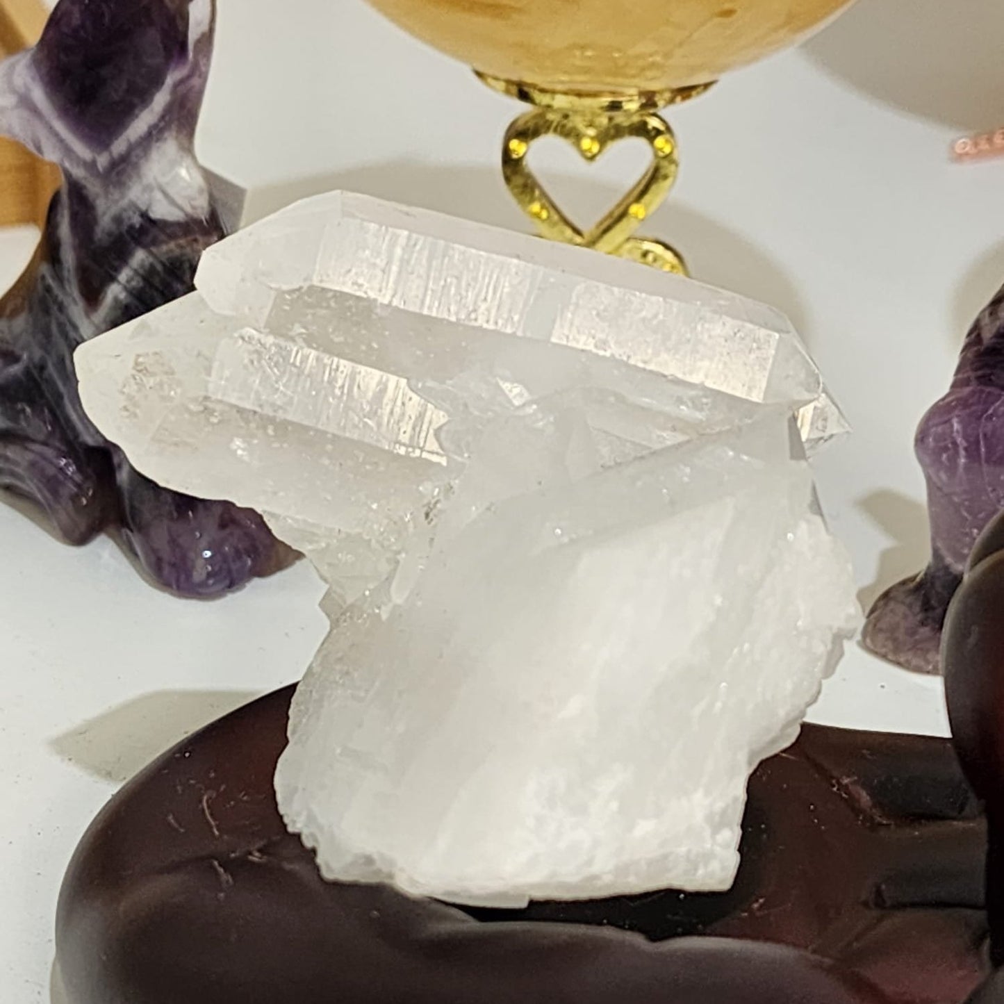 Clear Quartz Cluster 66g