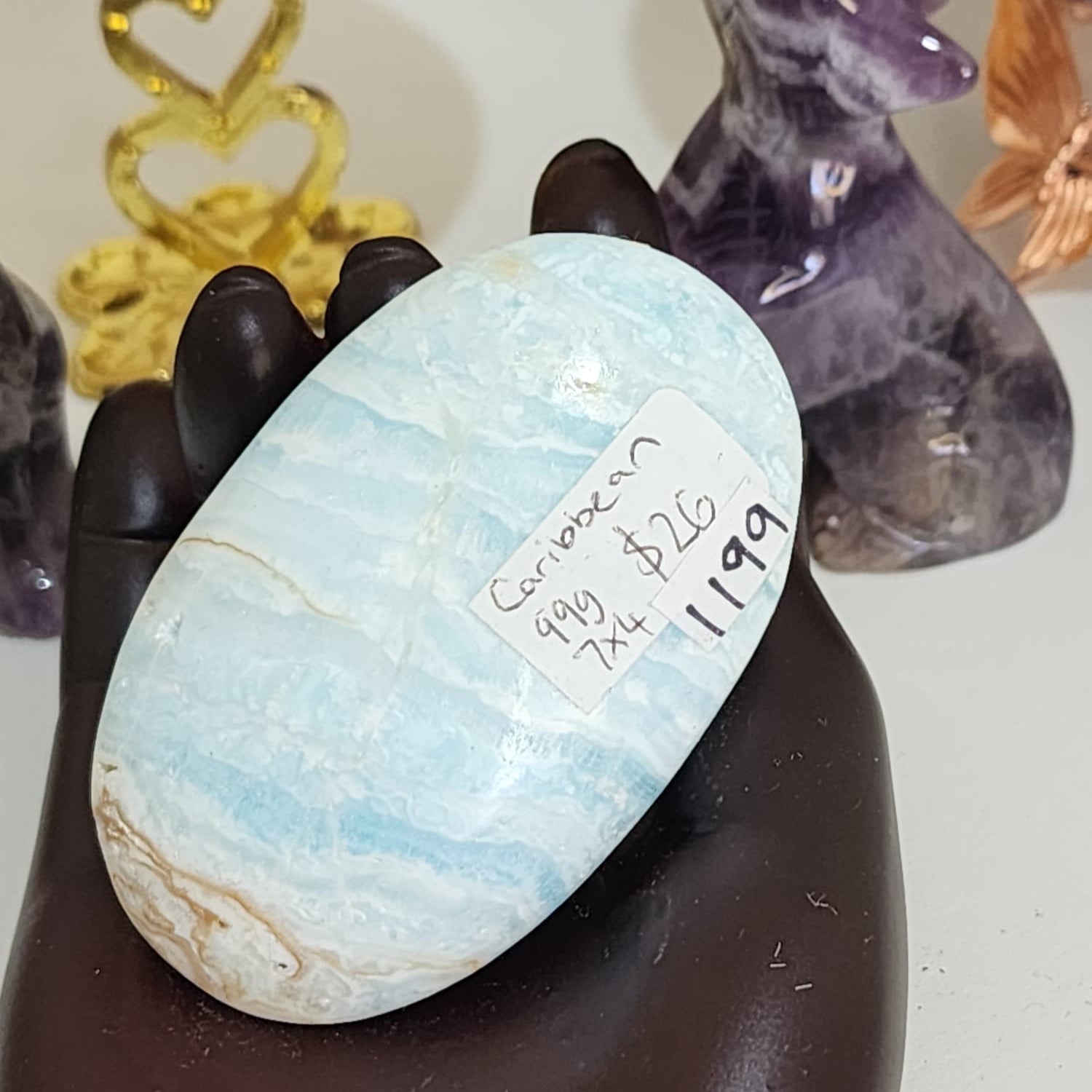Caribbean blue calcite