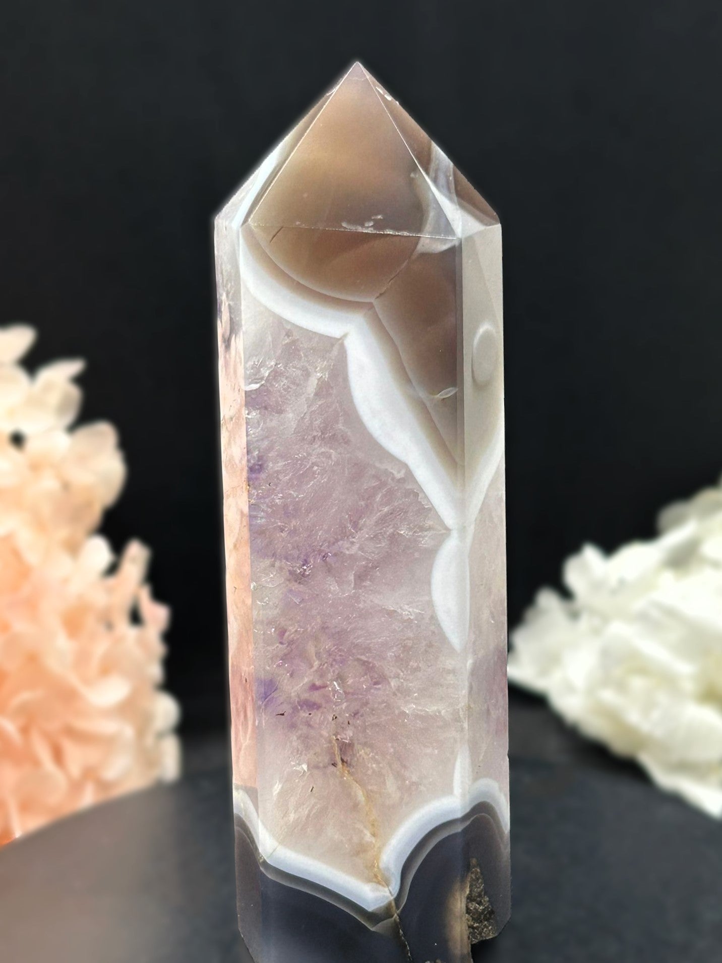 Amethyst + Agate Tower