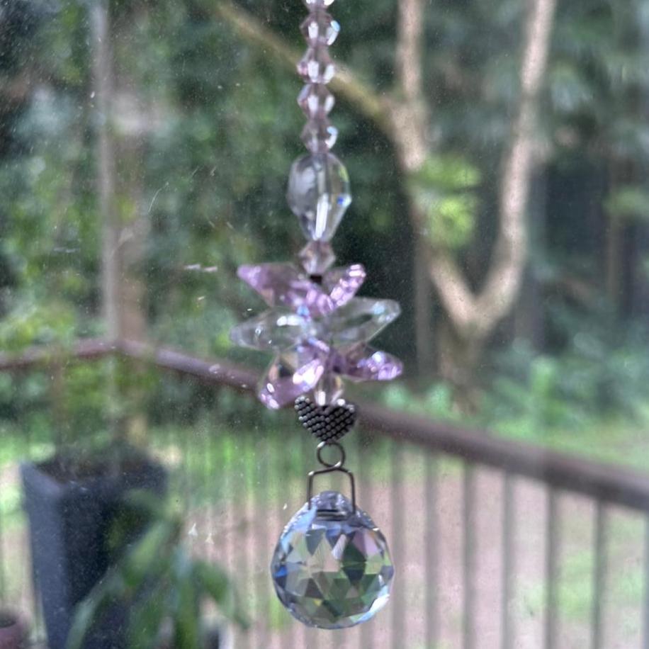 Glass Angel Suncatcher Pendant #1