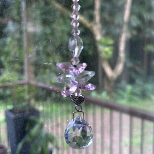 Suncatcher ~ Glass/ Angel Pendant #1