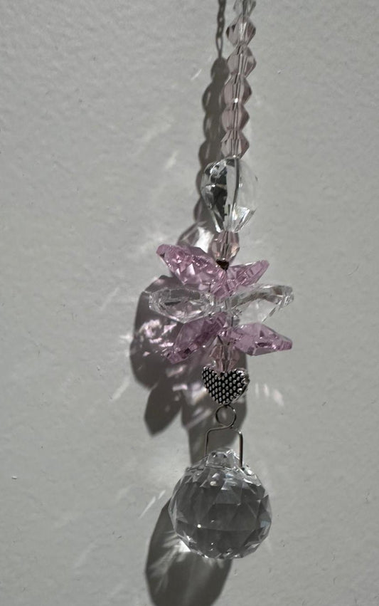 Suncatcher ~ Glass/ Angel Pendant #1
