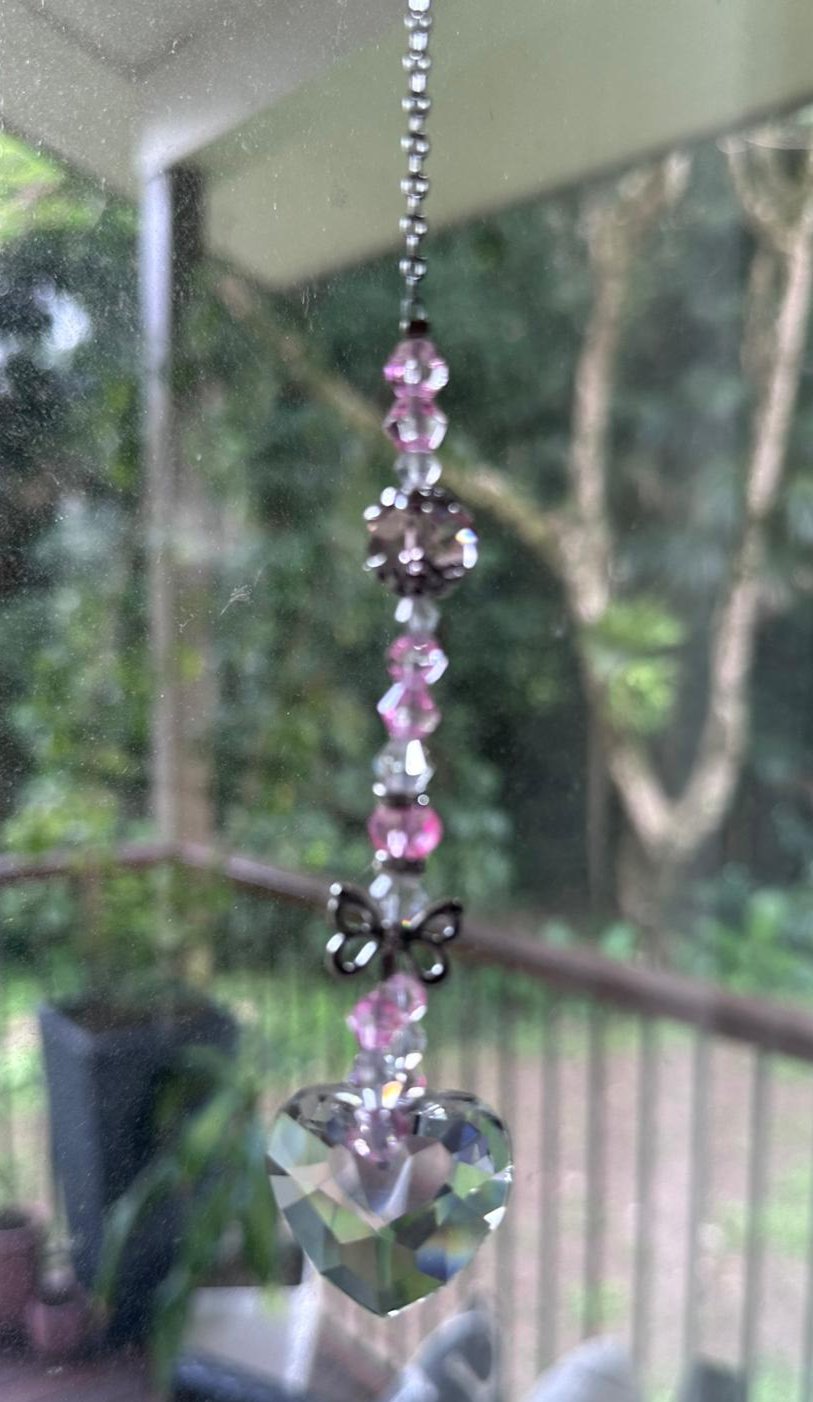 Suncatcher ~ Glass/ Angel Pendant #2