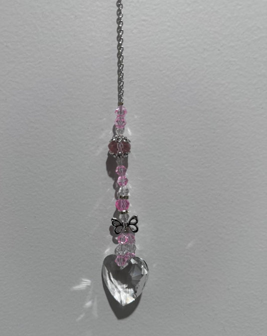Suncatcher ~ Glass/ Angel Pendant #2