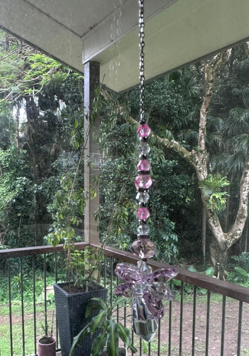 Suncatcher ~ Glass/ Angel Pendant #4