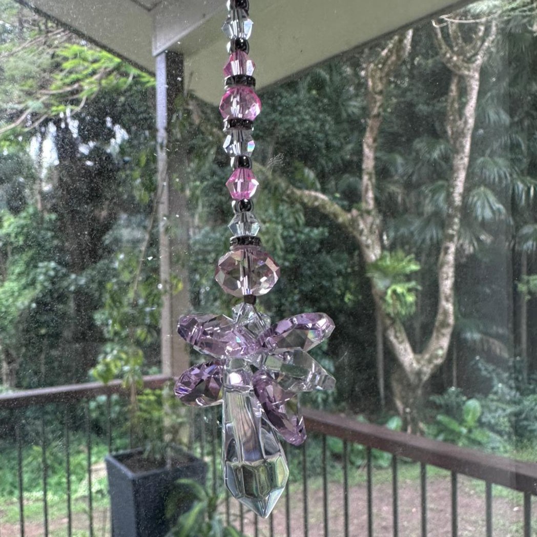 Glass Angel ~ Suncatcher Pendant #4