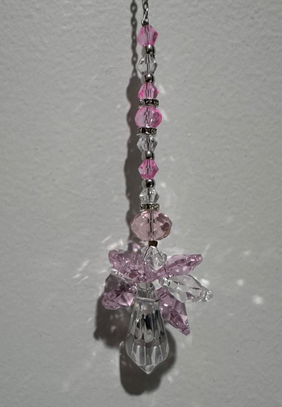 Glass Angel ~ Suncatcher Pendant #4