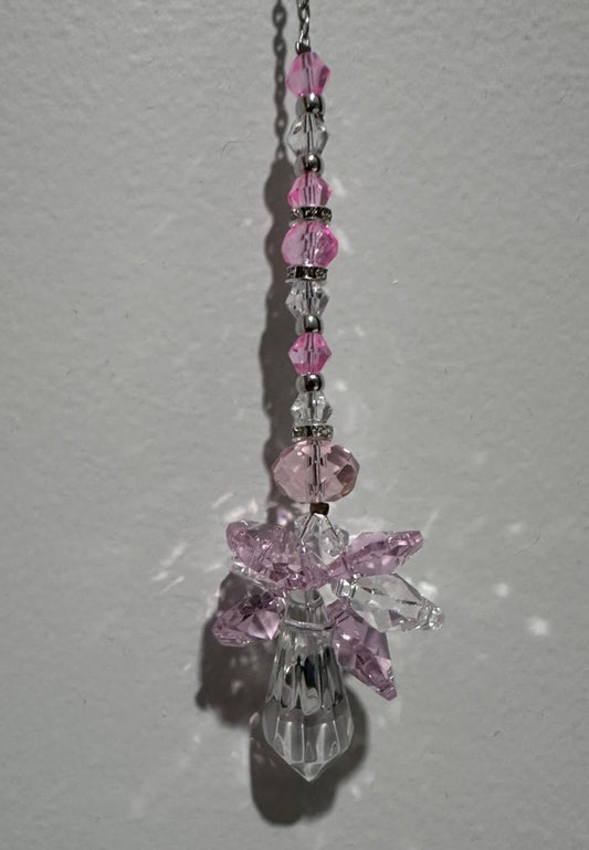 Suncatcher ~ Glass/ Angel Pendant #4