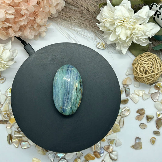 Blue Kyanite ~ Palm stone