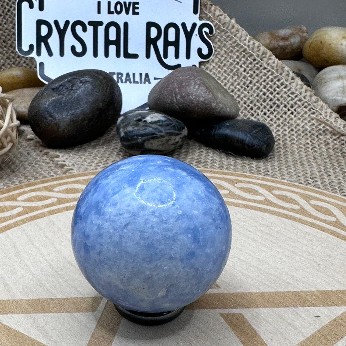 Blue Calcite Sphere