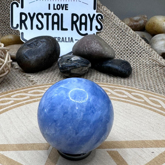 Blue Calcite Sphere