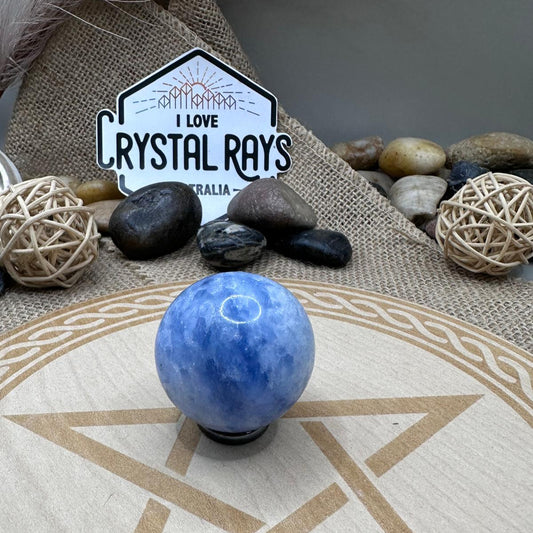 Blue Calcite Sphere