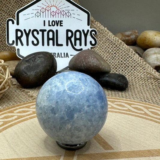 Blue Calcite Sphere