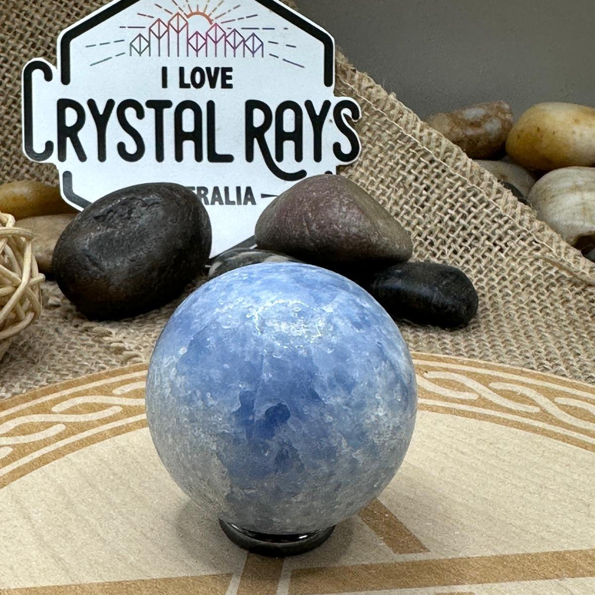 Blue Calcite Sphere