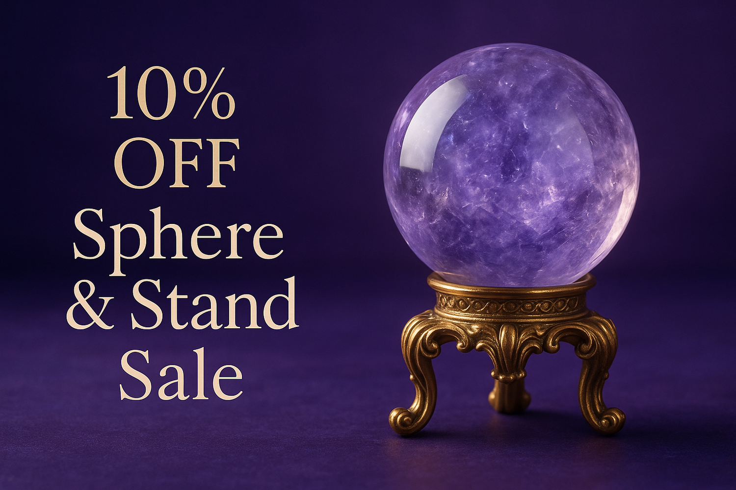 Sphere & Stand sale 10% off