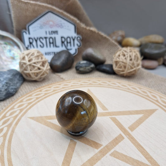 Tigers eye sphere