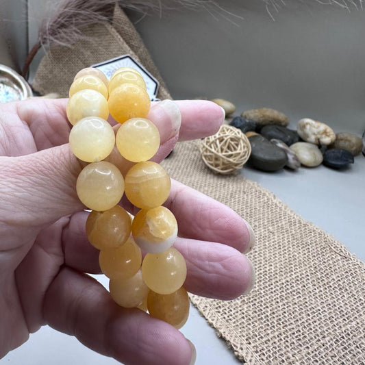 Yellow calcite bacelet