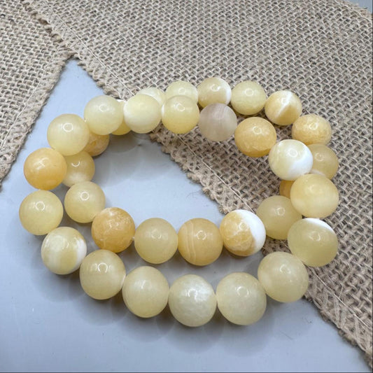 Yellow calcite bacelet