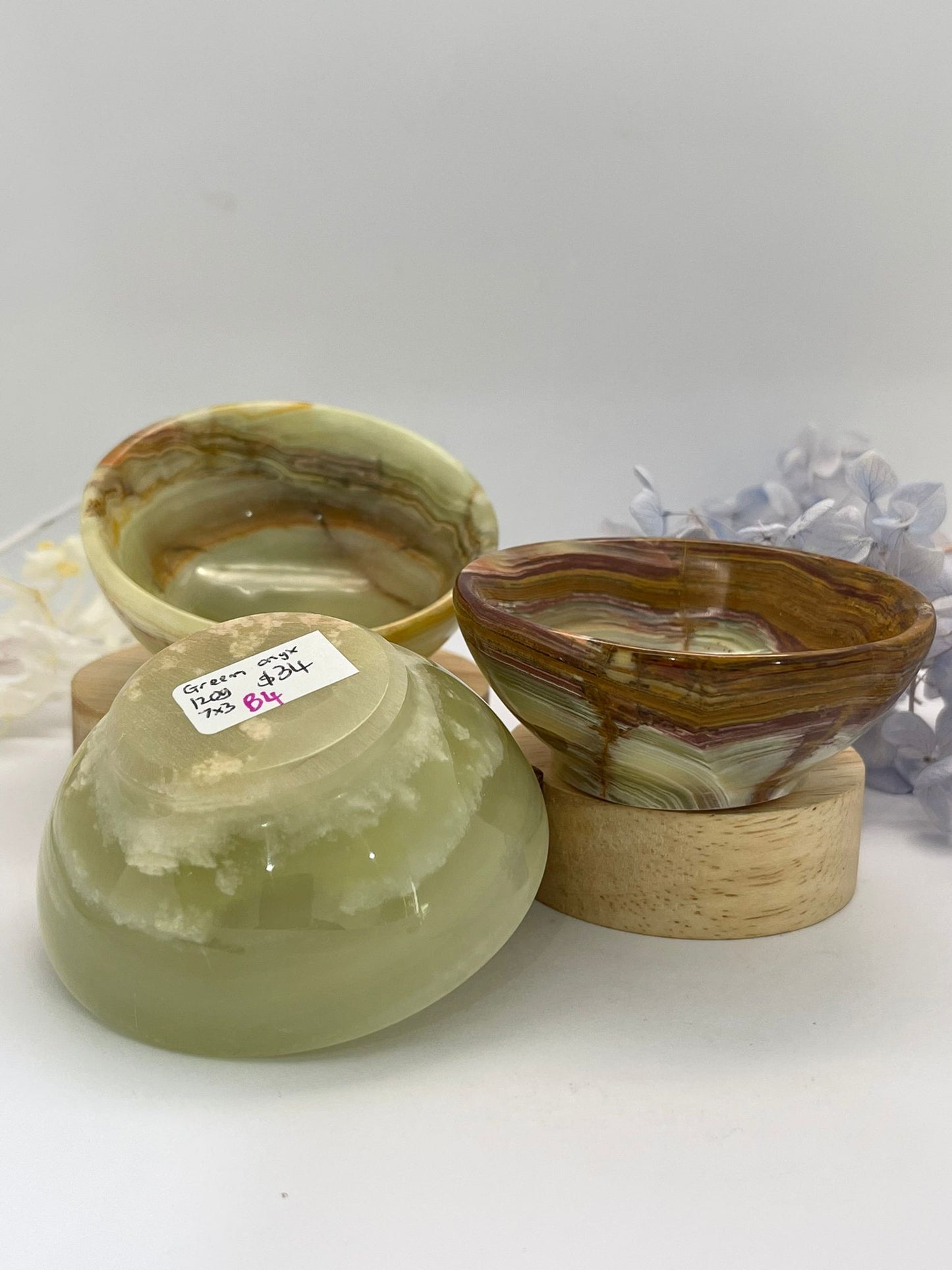 Green Onyx Bowls 120g