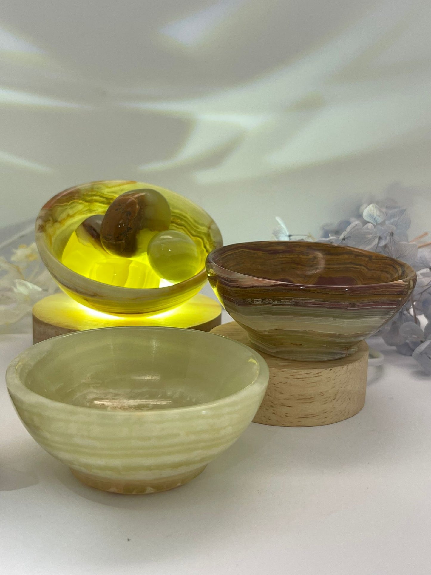 Green Onyx Bowls 120g