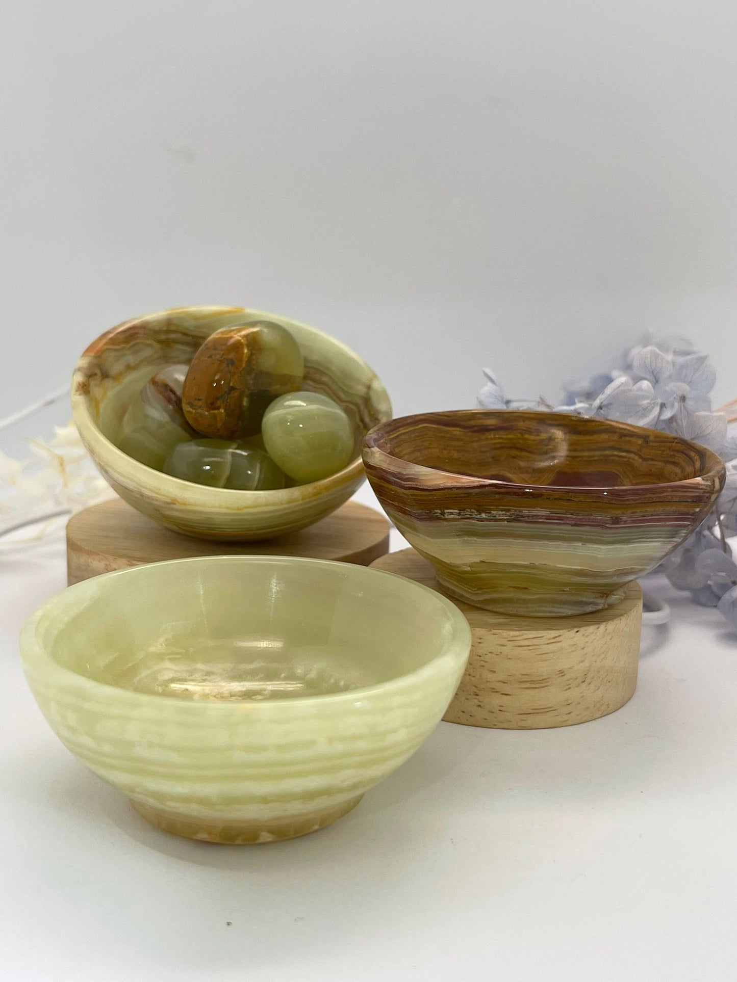 Green Onyx Bowls 120g
