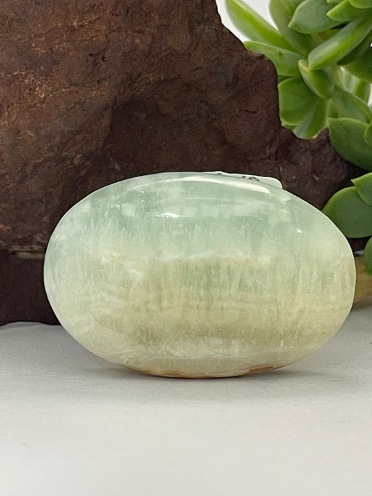 Caribbean Calcite ~ Palm stone