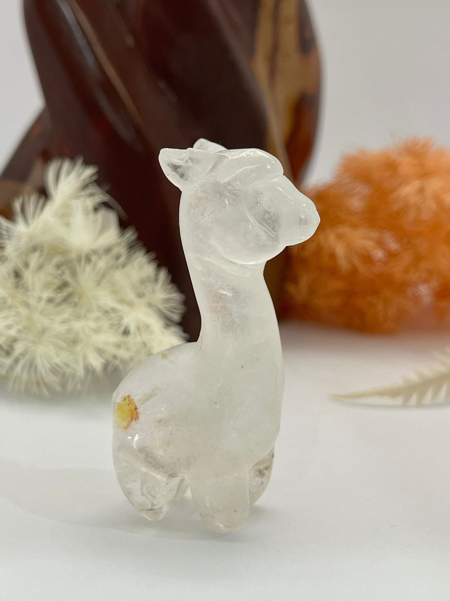 Clear Quartz Alpaca