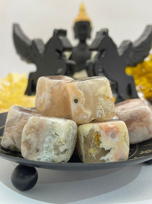 Flower Agate Tumbles