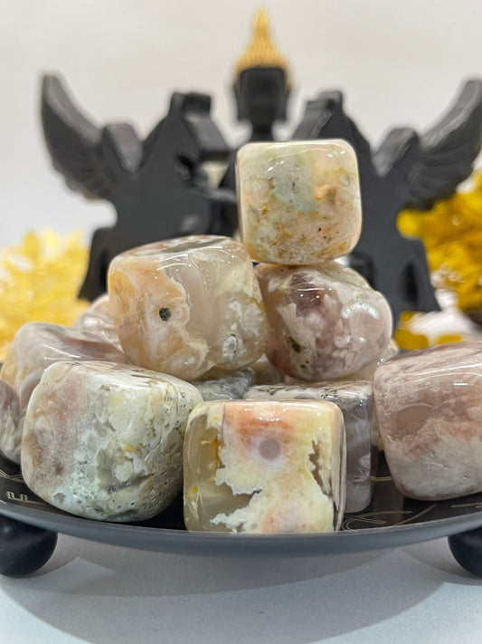 Flower Agate Tumbles