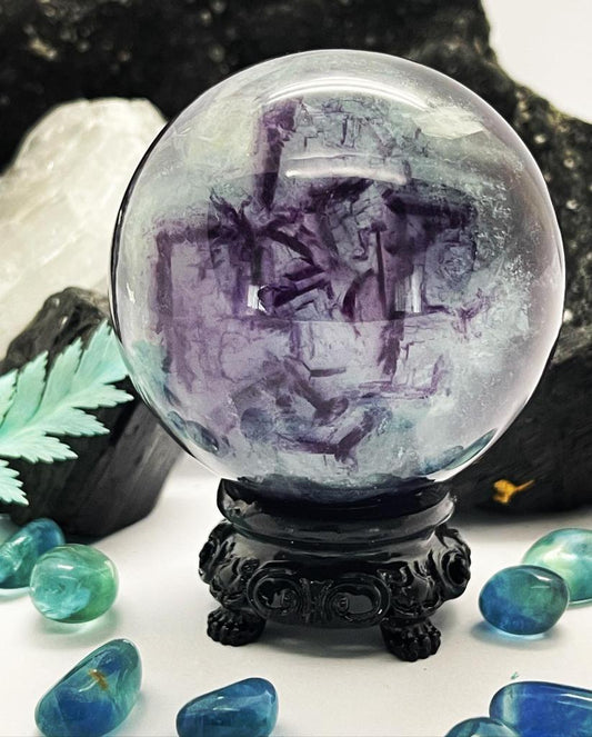 Black Sphere Stand- small