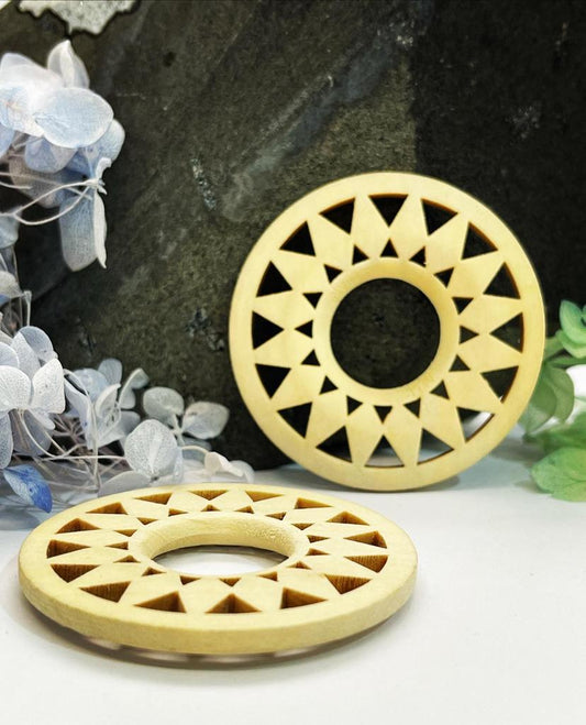 Wooden ~ Hollow Sphere Stand Large