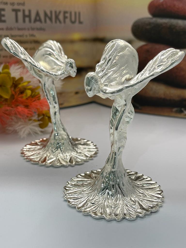 Flying Lady Sphere Stand Silver