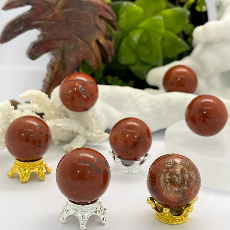 Red Jasper Sphere