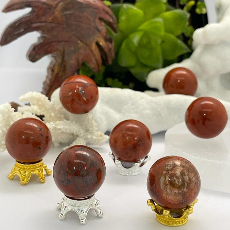 Red Jasper Sphere