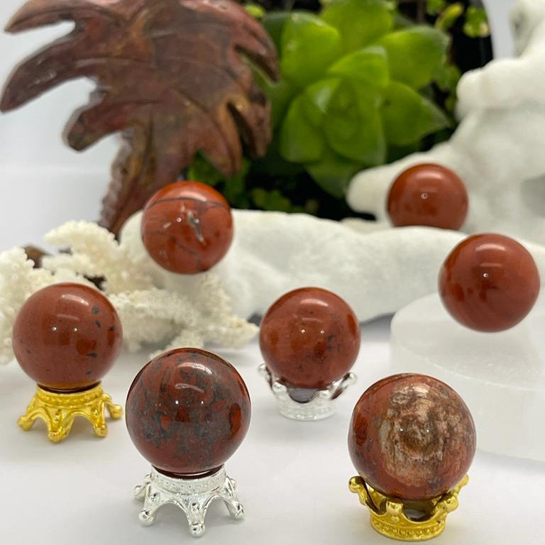 Red Jasper Sphere