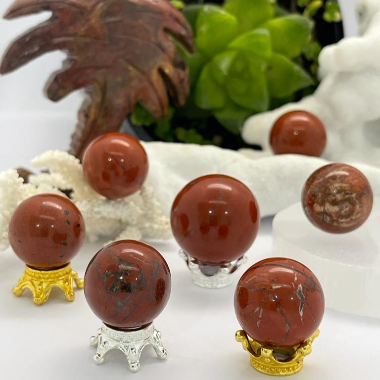 Red Jasper Sphere