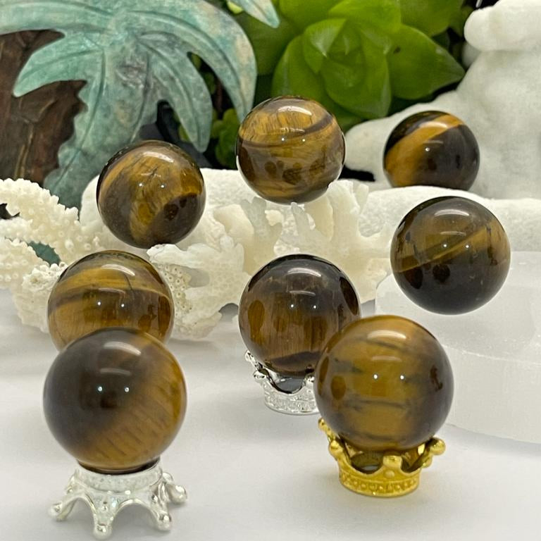 Tigers eye sphere