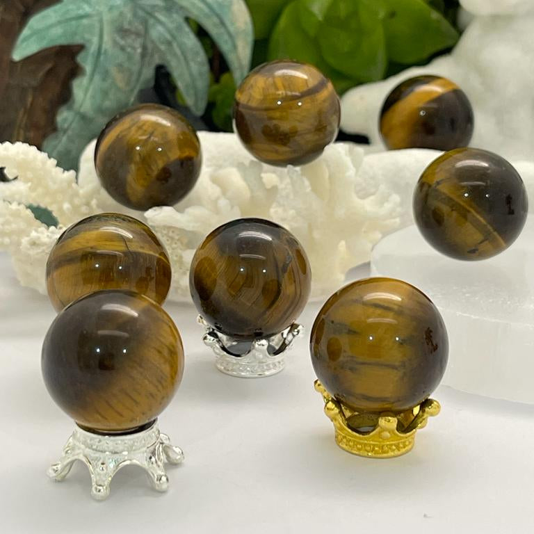 Tigers eye sphere