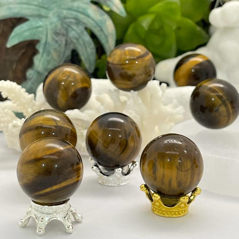 Tigers eye sphere