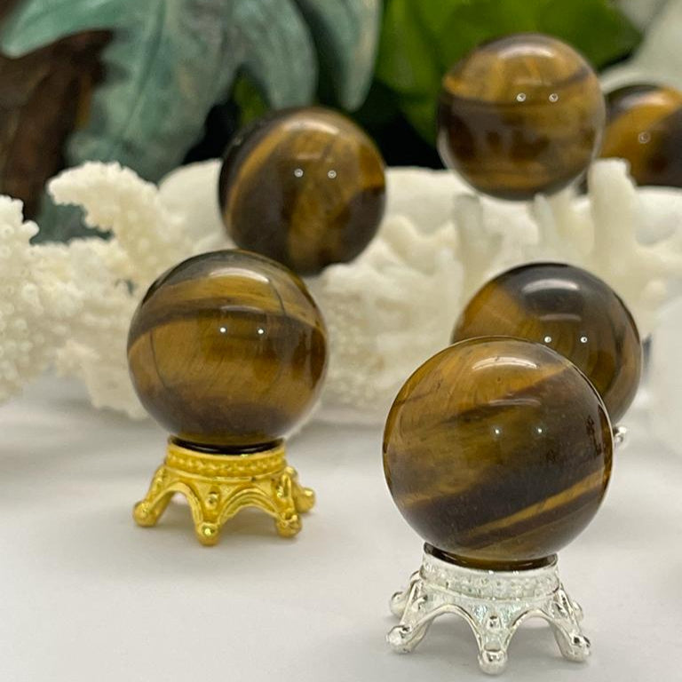 Tigers eye sphere