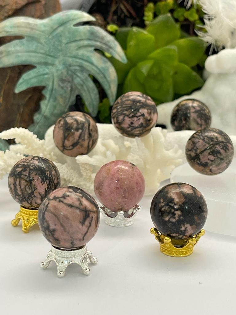 Rhodonite Sphere ~ Small