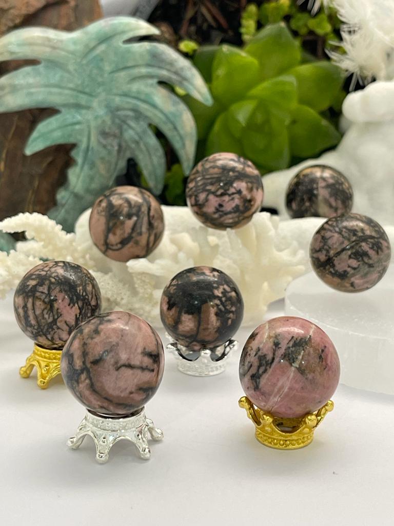 Rhodonite Sphere ~ Small