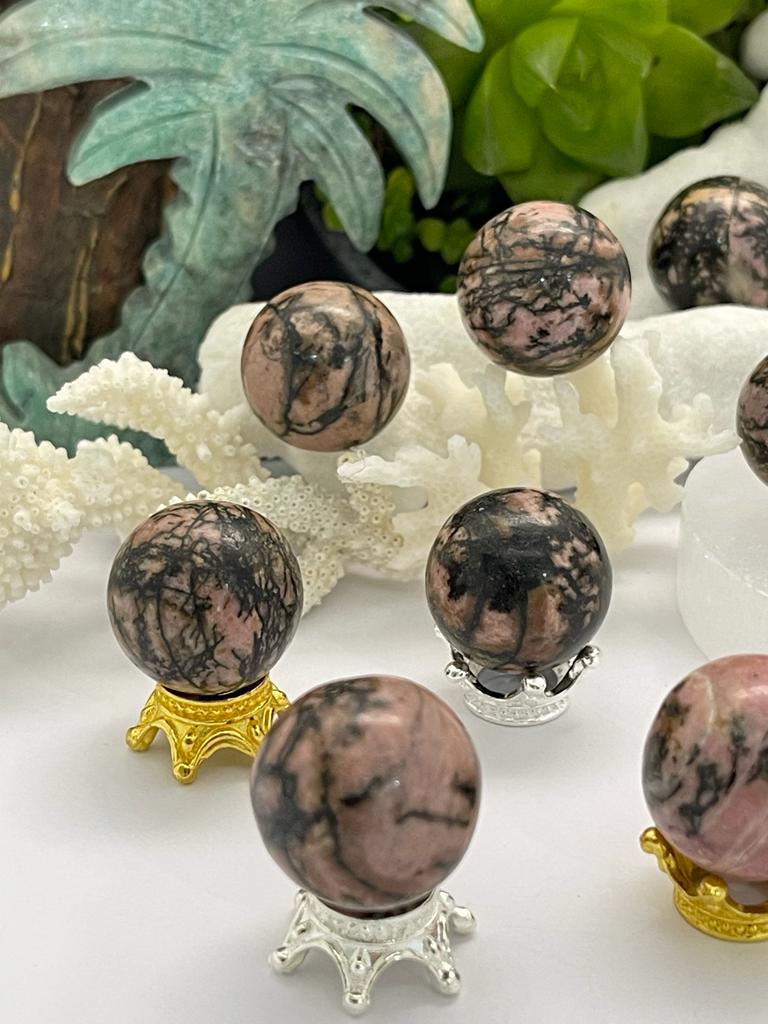 Rhodonite Sphere ~ Small